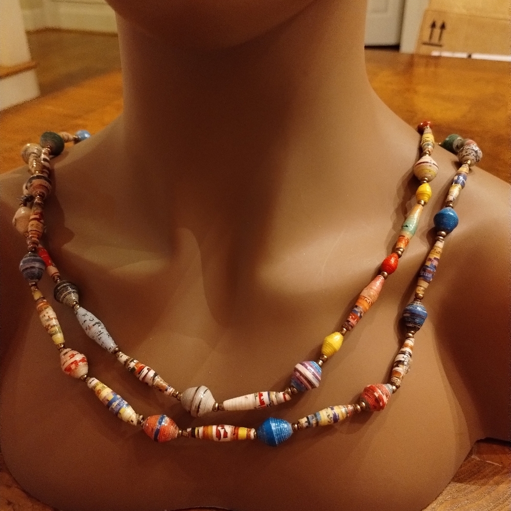 SAVE: Bohemian Multicolored Beaded Necklace